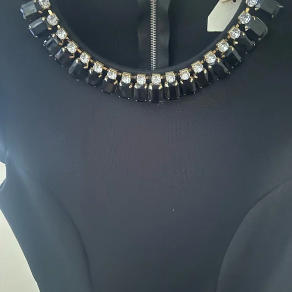 One Clothing Black Dress with Gold and Silver Accents - Picture 4 of 5